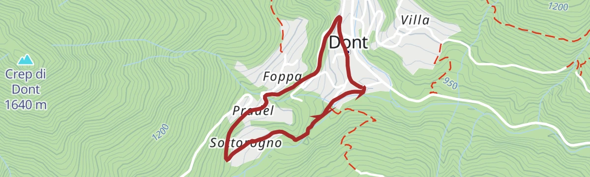 Route map: THE VILLAGES OF SILENCE